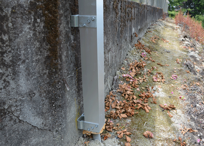 Poles for security cameras sorveglianza